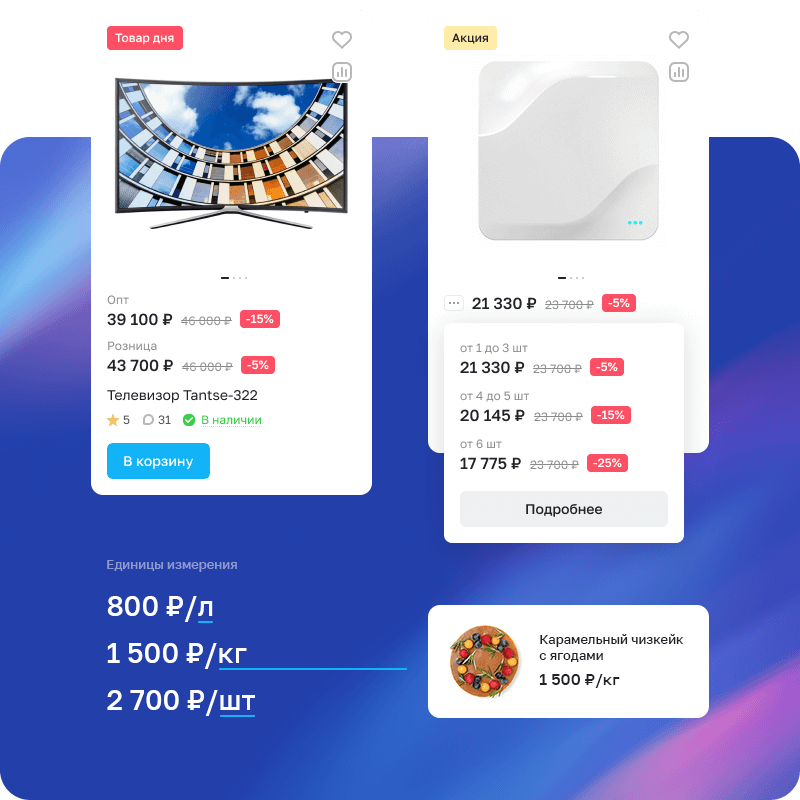 Расчет стоимости доставки при разработке сайтов